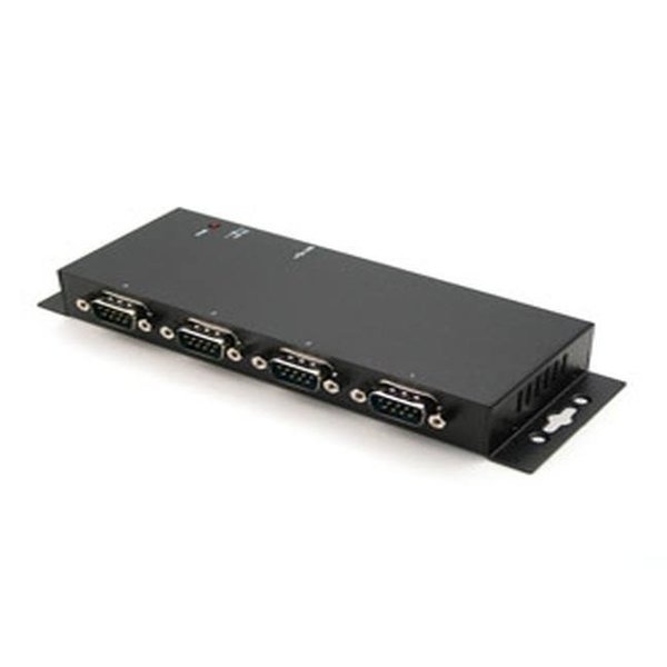 Antaira Industrial 4-Port RS-232 to USB 2.0 High Speed Converter with Locking Feature UTS-404AK